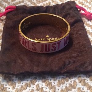 kate spade bangle.